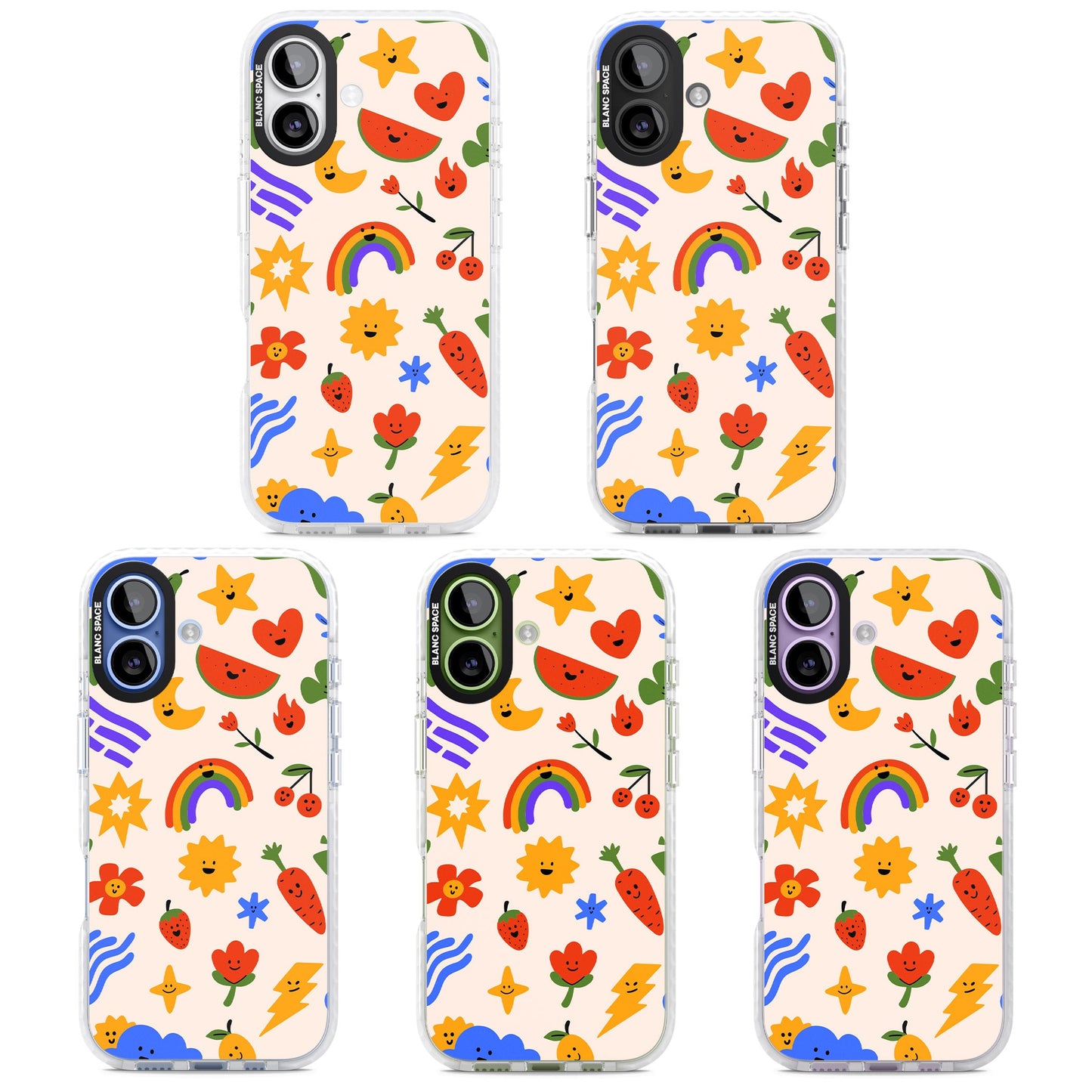 Verspielte Kawaii-Symbole