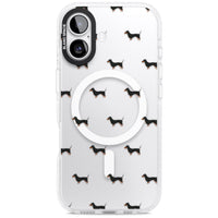 Dachshund Pattern Clear