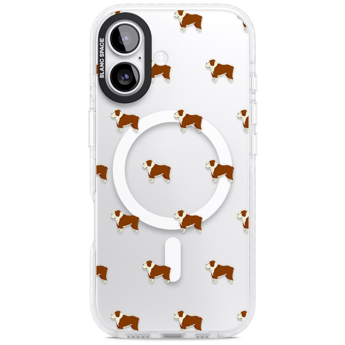 Motif bouledogue clair