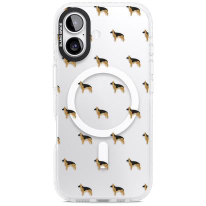 German Shepherd Pattern Clear
