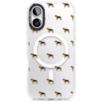 German Shepherd Pattern Clear