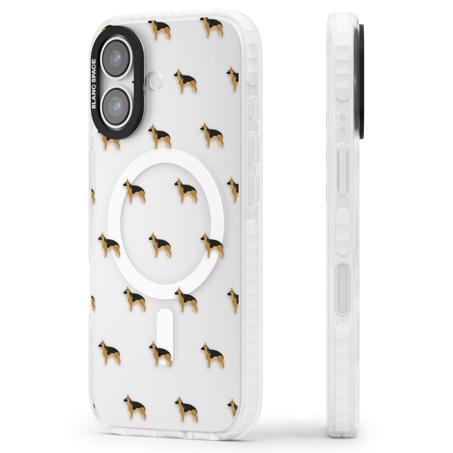 German Shepherd Pattern Clear