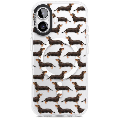 Dachshund Pattern Black Tan
