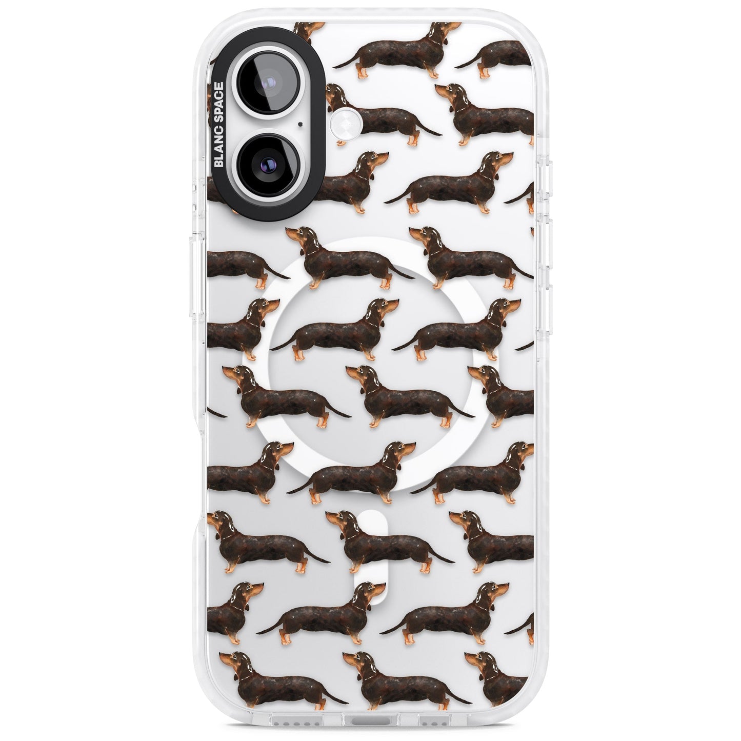 Dachshund Pattern Black Tan
