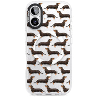 Dachshund Pattern Black Tan