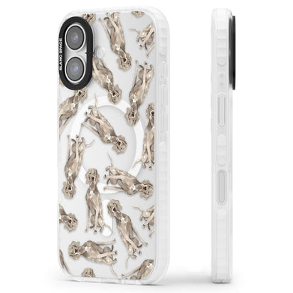 Weimaraner Watercolor Dog