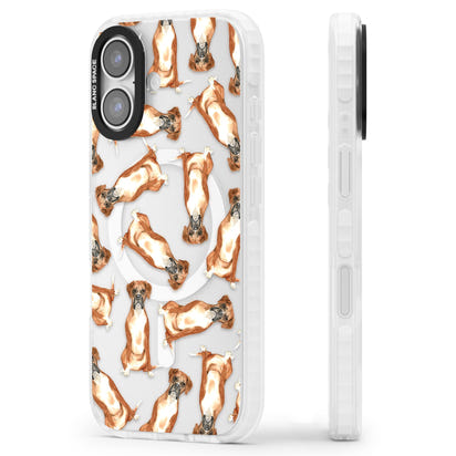 Boxer-Aquarell-Hundemuster