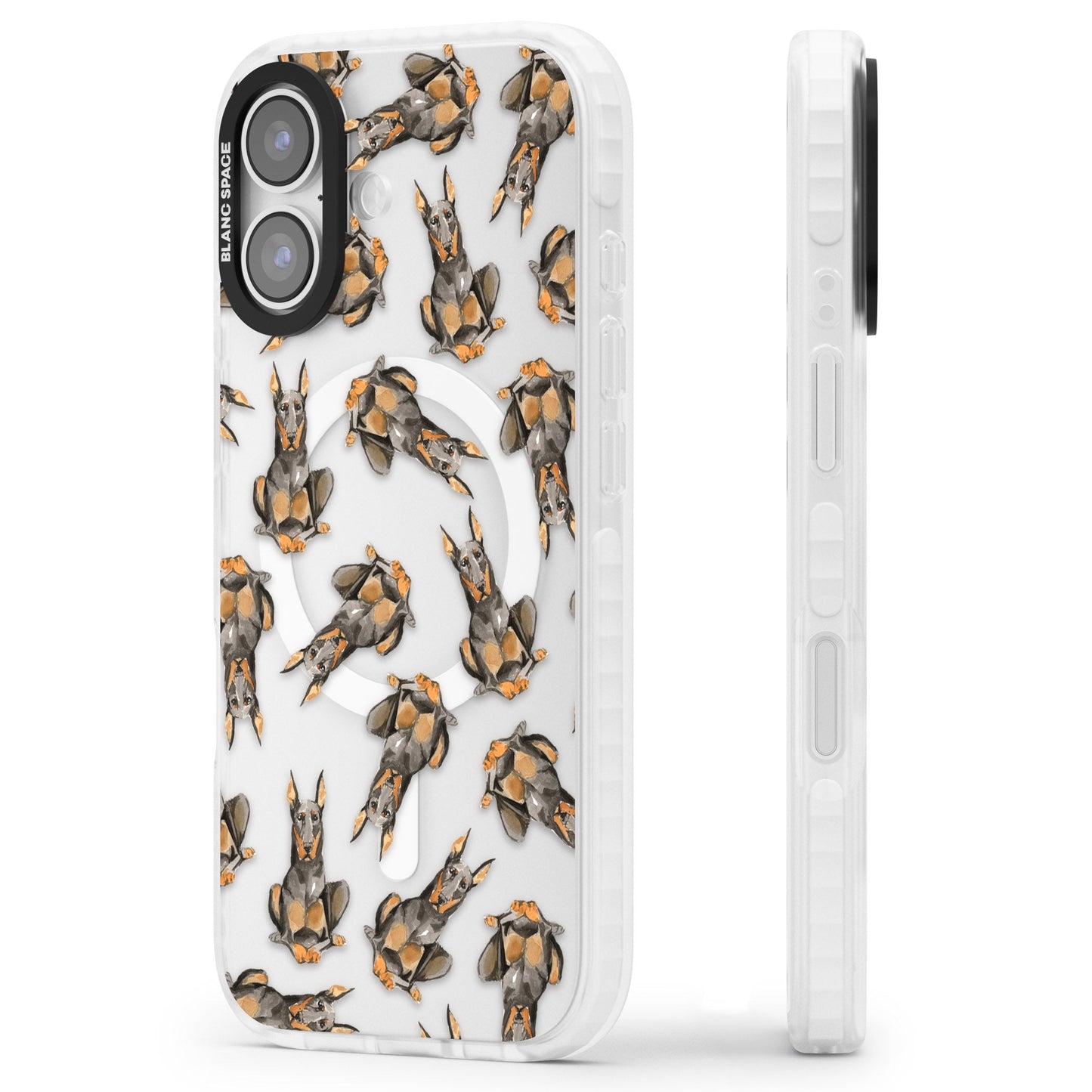 Doberman Watercolor Dog