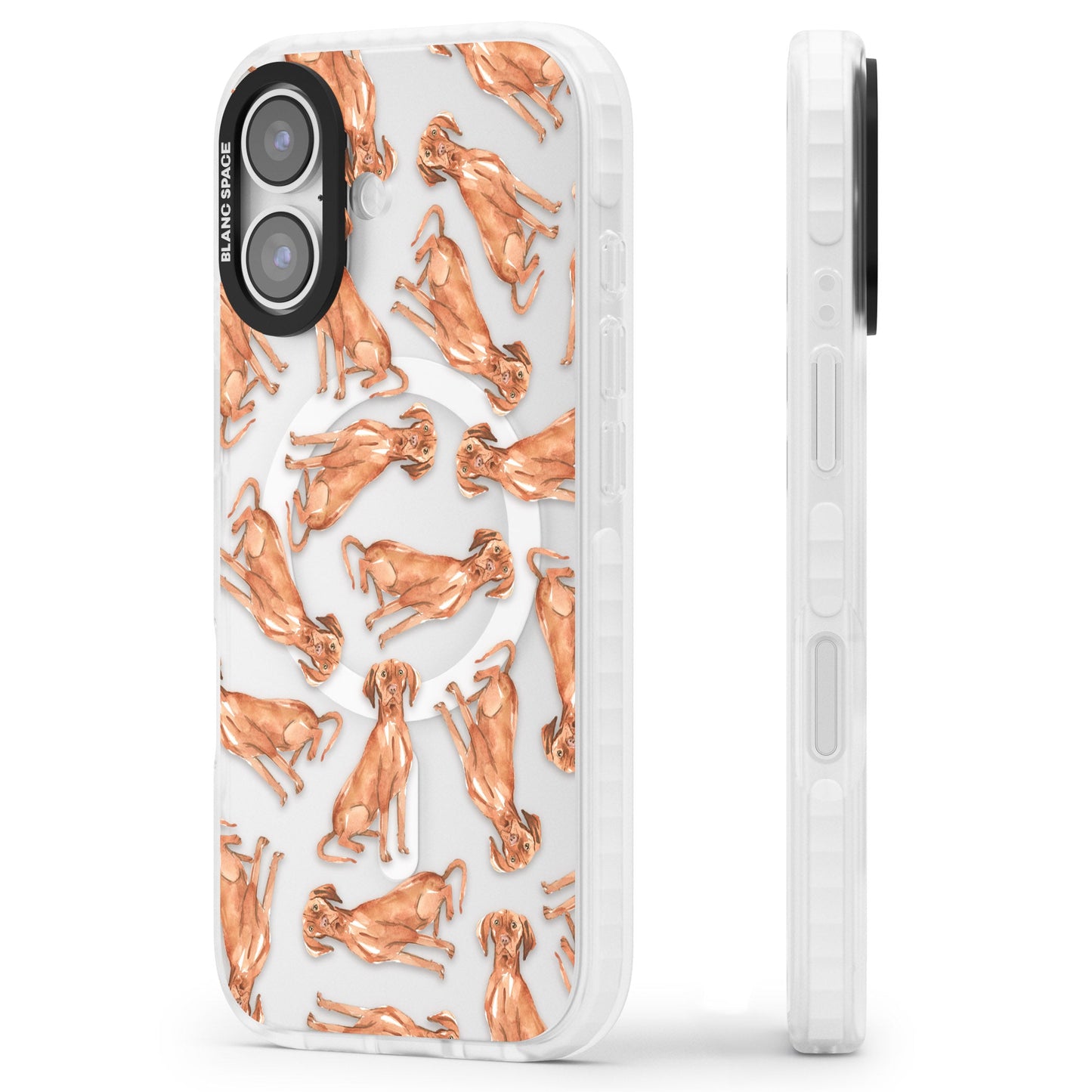 Hungarian Vizsla Watercolor Pattern