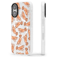 Hungarian Vizsla Watercolor Pattern