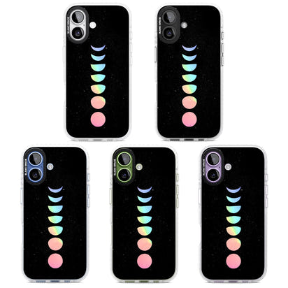 Pastel Moon Phases