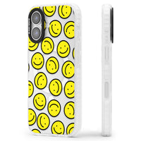 Motif de visage souriant