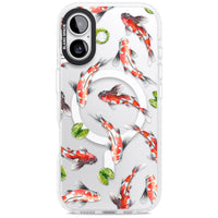 Aquarelle de poissons koi