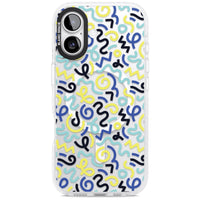 Blue & Yellow Memphis Retro