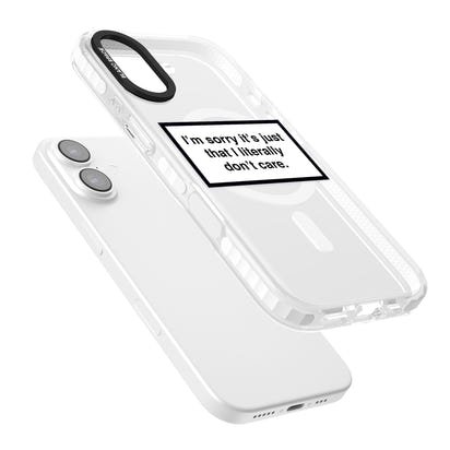 Literally Don'T Care