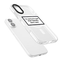 Literally Don'T Care