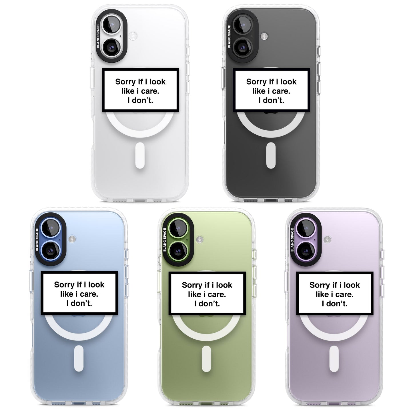 Excusez-moi si j'ai l'air de m'en soucier.