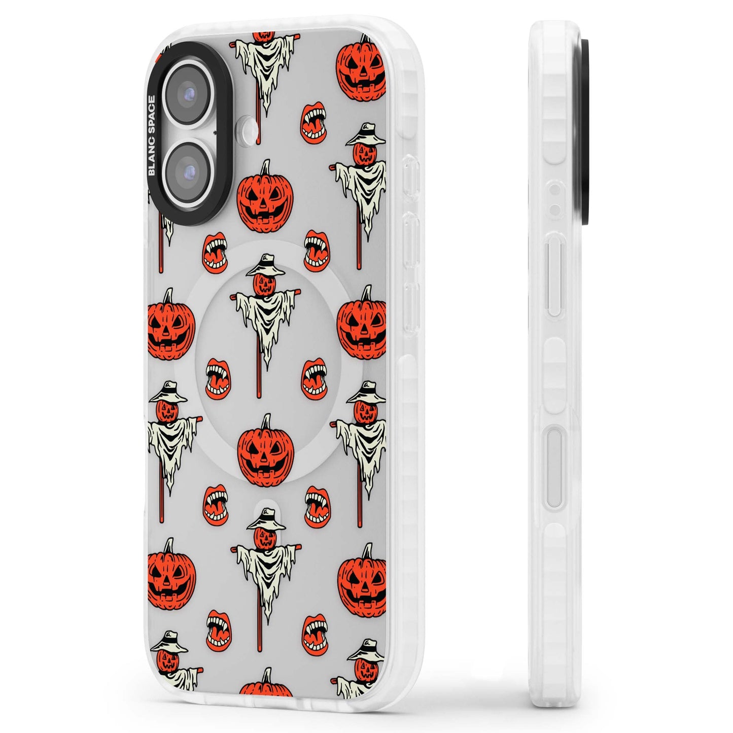 Retro Red Pumpkins & Scarecrows