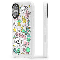 Autocollant introverti