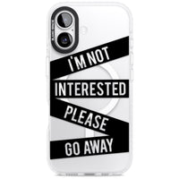 Not Interested Warning