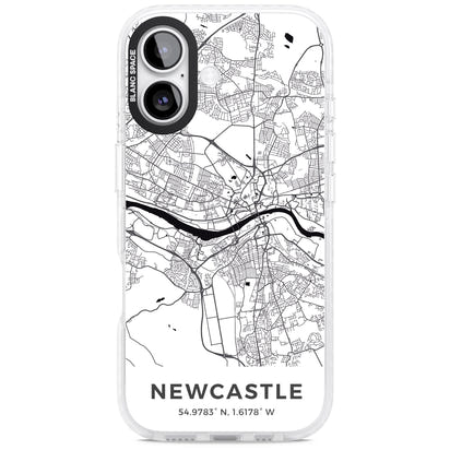 Stadtplan von Newcastle