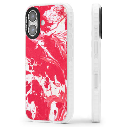 Red & White Marbled