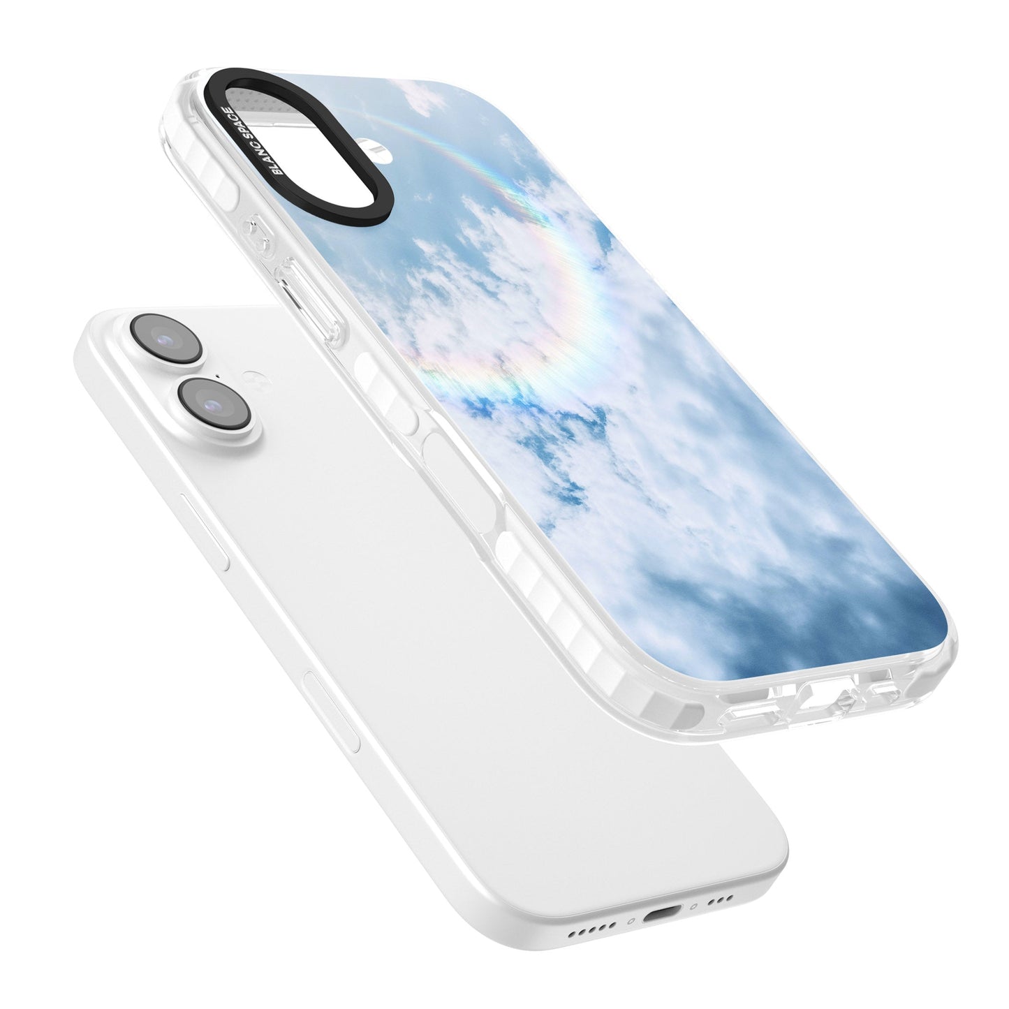 Pastellfarbener Regenbogenhimmel