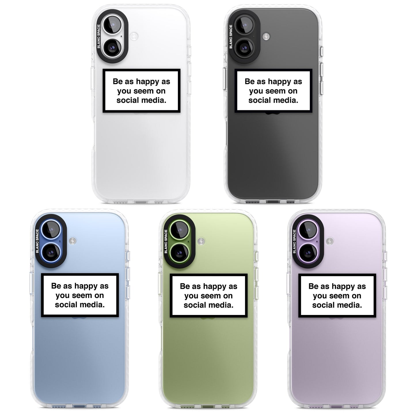 Heureux sur les réseaux sociaux