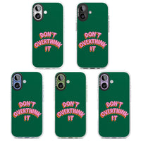 N'y réfléchissez pas trop.