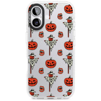 Retro Red Pumpkins & Scarecrows