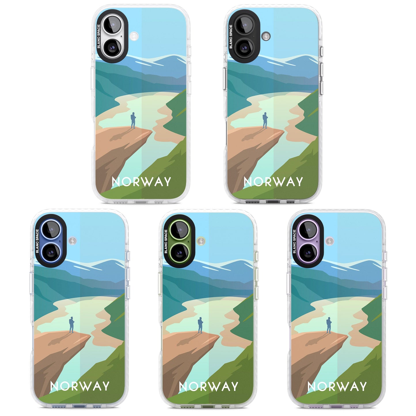 Vintage Travel Poster Norway