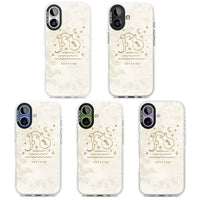 Goldenes Emblem des Wassermanns