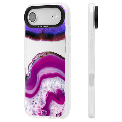 Tranche de cristal d'améthyste