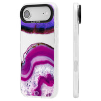 Tranche de cristal d'améthyste