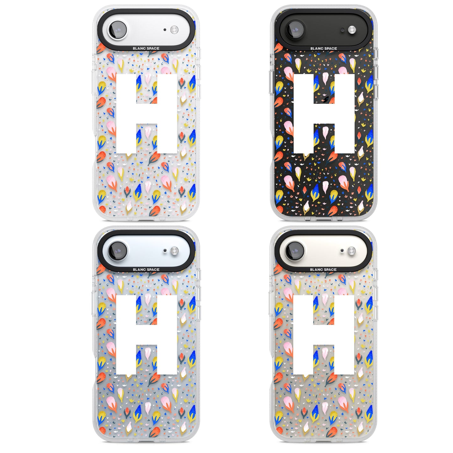 Personalised Abstract Floral Initial