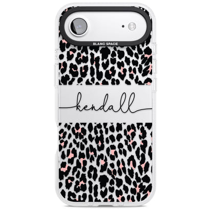 Personalised Cursive Leopard Spots