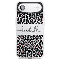 Personalised Cursive Leopard Spots