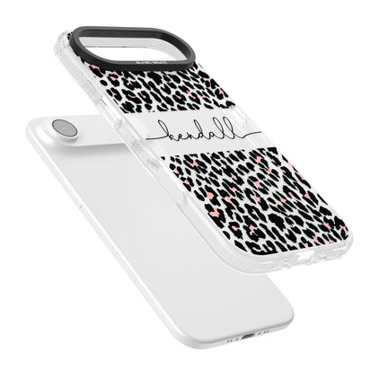 Personalised Cursive Leopard Spots