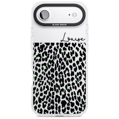 Personalised Seafoam Leopard