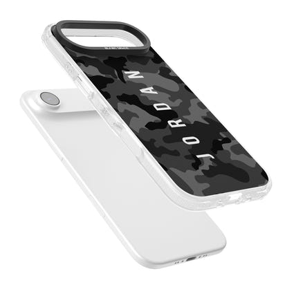 Personalised Black Camouflage Name