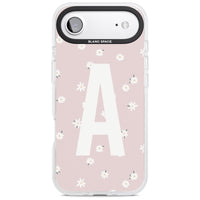Personalised Pink Daisy Initial