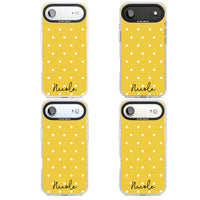 Personalised Yellow Polka Dot