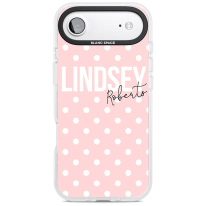 Personalised Pink Polka