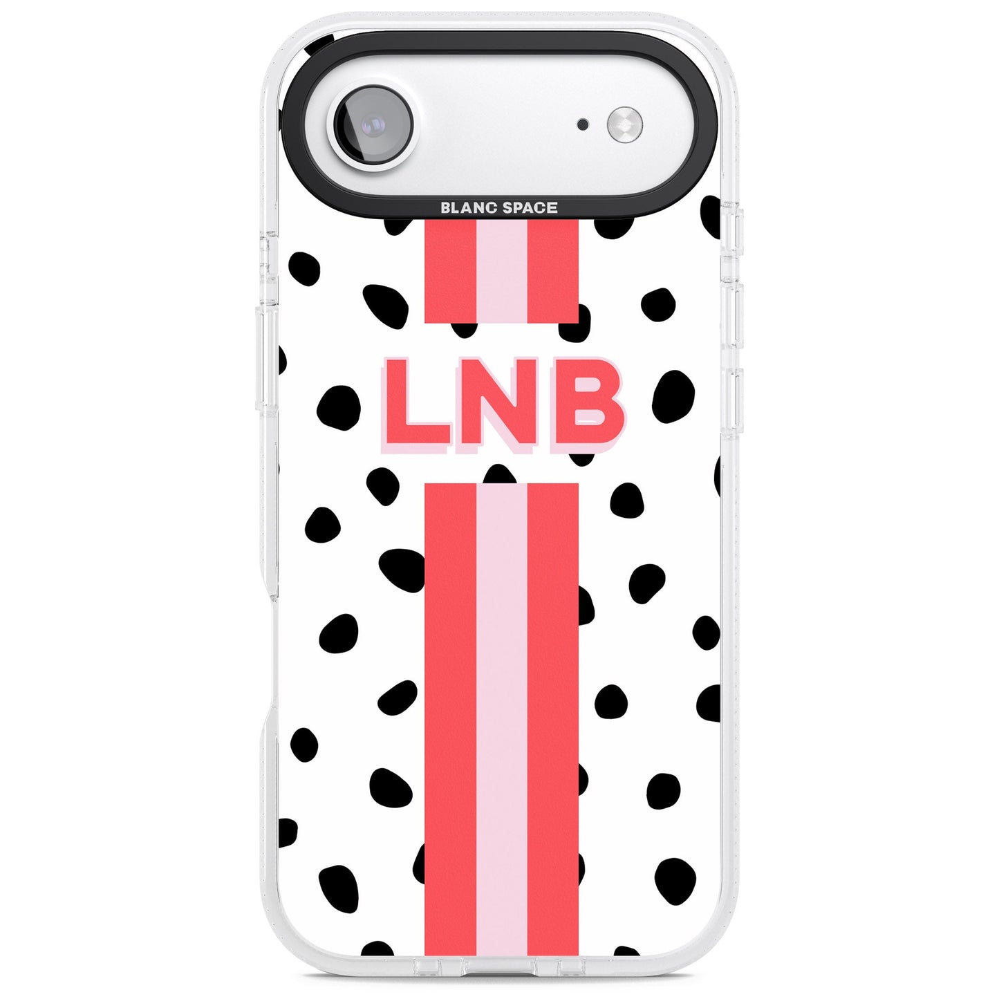 Personalised Polka & Pink Stripe