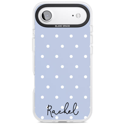 Personalised Simple Light Blue Dots