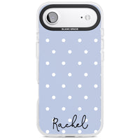 Personalised Simple Light Blue Dots