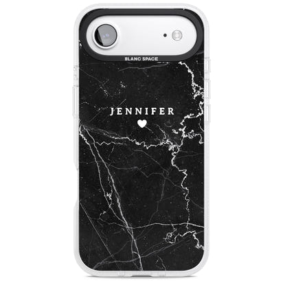 Personalised Black Marble