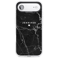 Personalised Black Marble