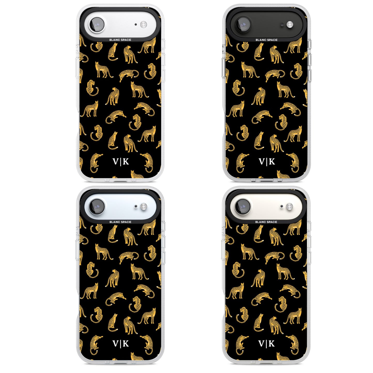 Personalised Gold Cheetah Pattern