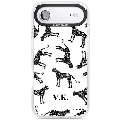 Personalised Black & White Cheetah Pattern